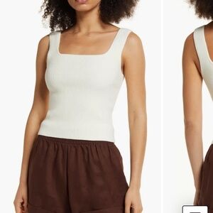 Reformation Julia rib knit tank